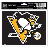 Pittsburgh Penguins Multi-Use Decal - cut to logo 5" x 6"