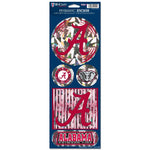 Alabama Crimson Tide Prismatic Decal 4" x 11"