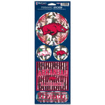Arkansas Razorbacks Prismatic Decal 4" x 11"