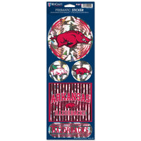 Arkansas Razorbacks Prismatic Decal 4" x 11"