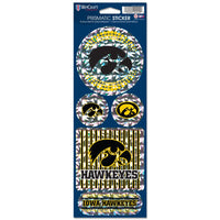 Iowa Hawkeyes Prismatic Decal 4" x 11"
