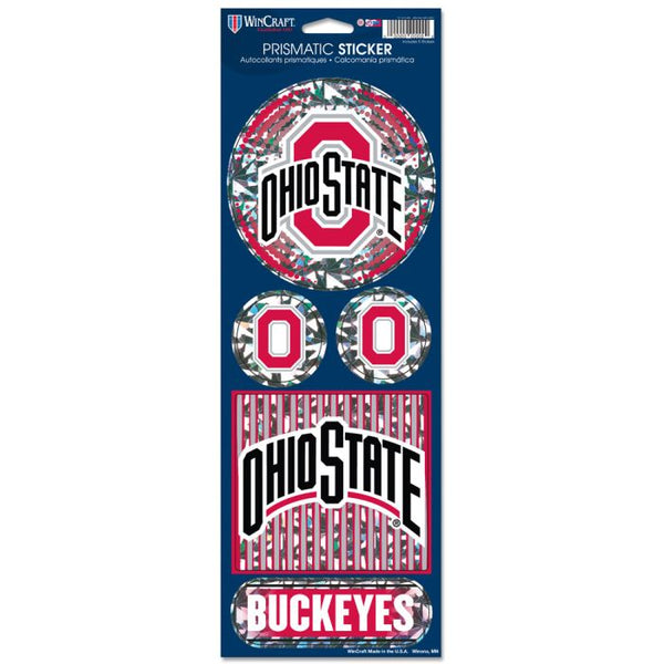 Wholesale-Ohio State Buckeyes Prismatic Decal 4" x 11"