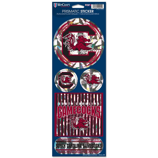 South Carolina Gamecocks Prismatic Decal 4" x 11"