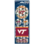 Wholesale-Virginia Tech Hokies Prismatic Decal 4" x 11"