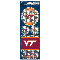 Wholesale-Virginia Tech Hokies Prismatic Decal 4" x 11"