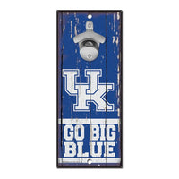 Wholesale-Kentucky Wildcats Bottle Opener Sign 5x11