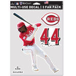Cincinnati Reds PLAYERS CHOICE DIAMOND CLUB(R) Multi Use 3 Fan Pack Elly De La Cruz