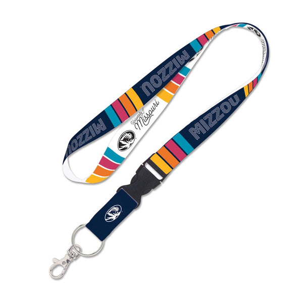 Missouri Tigers MISSOURI LAKE VIBES HORIZON Lanyard w/detachable buckle 1"