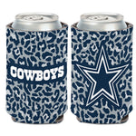 Dallas Cowboys Leopard Can Cooler 12 oz.