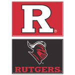 Wholesale-Rutgers Scarlet Knights Rectangle Magnet, 2pack 2" x 3"