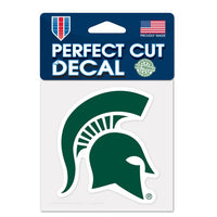 Wholesale-Michigan State Spartans Perfect Cut Color Decal 4" x 4"