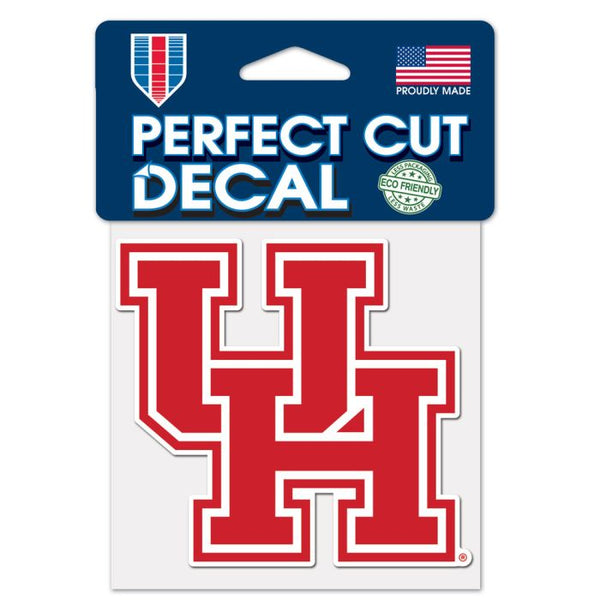 Wholesale-Houston Cougars Perfect Cut Color Decal 4" x 4"