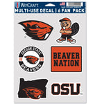 Wholesale-Oregon State Beavers Multi Use 6 fan pack