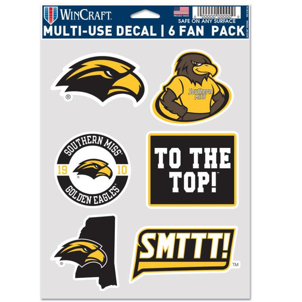 Wholesale-Southern Miss Golden Eagles Multi Use 6 fan pack