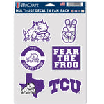 TCU Horned Frogs Multi Use 6 Fan Pack