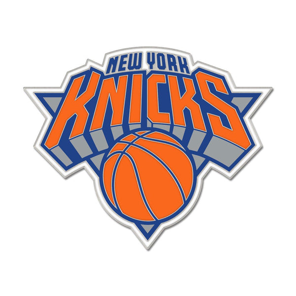 New York Knicks PRIMARY Collector Enamel Pin Jewelry Card