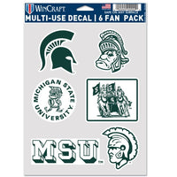 Wholesale-Michigan State Spartans /College Vault Multi Use 6 FAN PACK