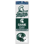 Wholesale-Michigan State Spartans GAME DAY Fan Decals 3.75" x 12"