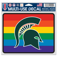 Wholesale-Michigan State Spartans PRIDE Fan Decals 5" x 6"