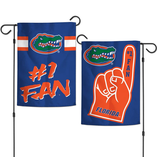 Florida Gators #1 FAN Garden Flags 2 sided 12.5" x 18"