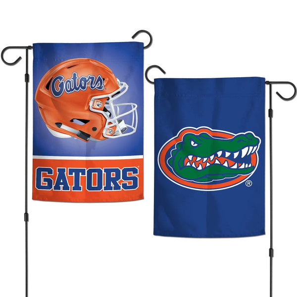 Florida Gators HELMET Garden Flags 2 sided 12.5" x 18"