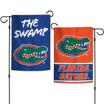 Florida Gators SLOGAN/THE SWAMP Garden Flags 2 sided 12.5" x 18"
