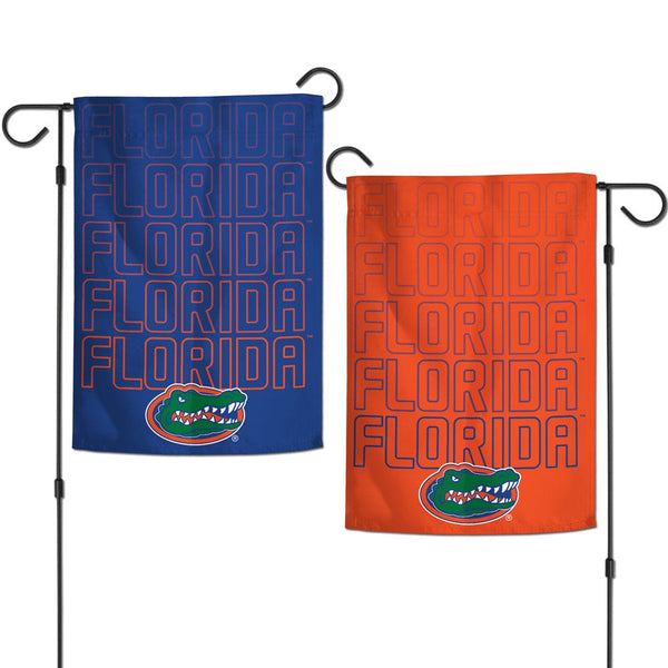 Florida Gators WATERFALL Garden Flags 2 sided 12.5" x 18"