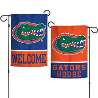 Wholesale-Florida Gators WELCOME Garden Flags 2 sided 12.5" x 18"