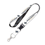 John Carroll University Blue Streaks JOHN CARROLL UNIVERSITY BLACK/WHI Lanyard w/detachable buckle 1"
