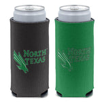 Wholesale-North Texas Mean Green 2 COLOR 12 oz Slim Can Cooler