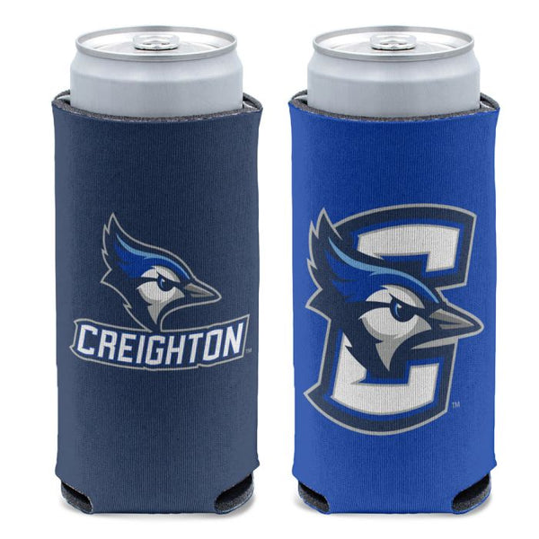 Wholesale-Creighton Bluejays 12 oz Slim Can Cooler