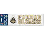 Purdue Boilermakers Stacked Design Perfect Cut Decals 3" x 10"
