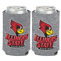 Wholesale-Illinois State Redbirds GRAY HEATHERED Can Cooler 12 oz.