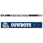 Dallas Cowboys Pencil 6-pack