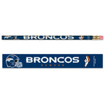 Denver Broncos Pencil 6-pack
