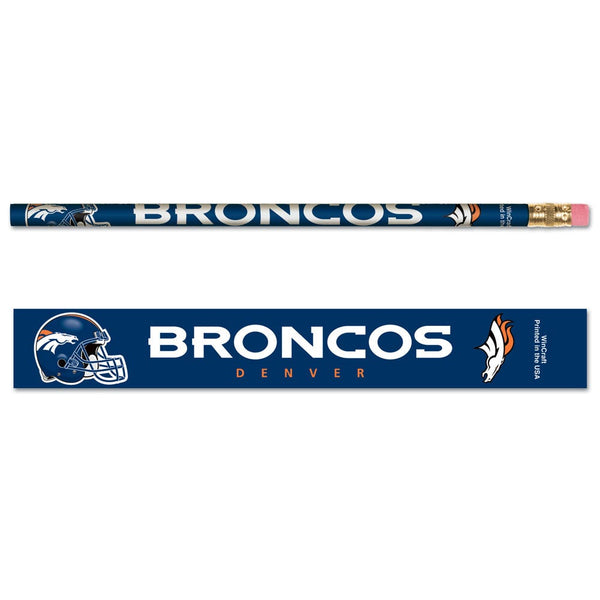 Denver Broncos Pencil 6-pack
