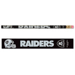 Las Vegas Raiders Pencil 6-pack
