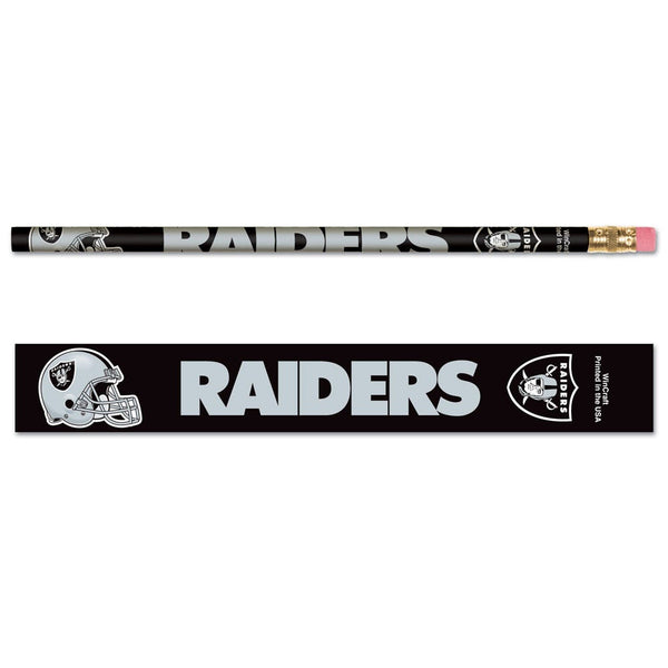 Las Vegas Raiders Pencil 6-pack