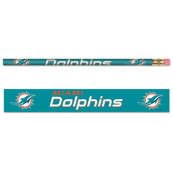 Miami Dolphins Pencil 6-pack