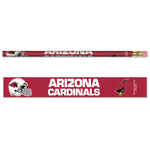Arizona Cardinals Pencil 6-pack