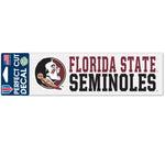 Wholesale-Florida State Seminoles Perfect Cut Decals 3" x 10"