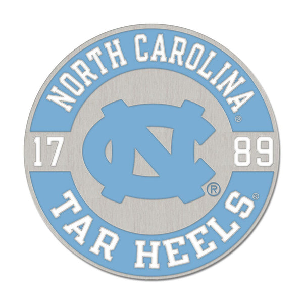 North Carolina Tar Heels ESTABLISHED Collector Enamel Pin Jewelry Card