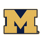 Michigan Wolverines SECONDARY LOGO Collector Enamel Pin Jewelry Card