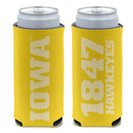 Iowa Hawkeyes 12 oz Slim Can Cooler