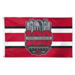 Wholesale-Ohio State Buckeyes OHIO STADIUM 100 YEARS Flag - Deluxe 3' X 5'