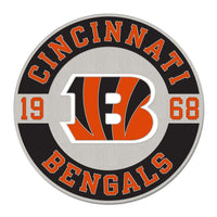 Cincinnati Bengals Established Collector Enamel Pin Jewelry Card