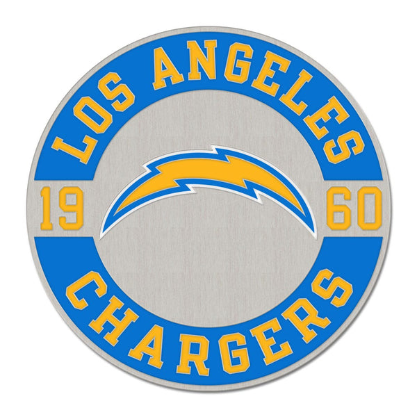 Los Angeles Chargers Established Collector Enamel Pin Jewelry Card