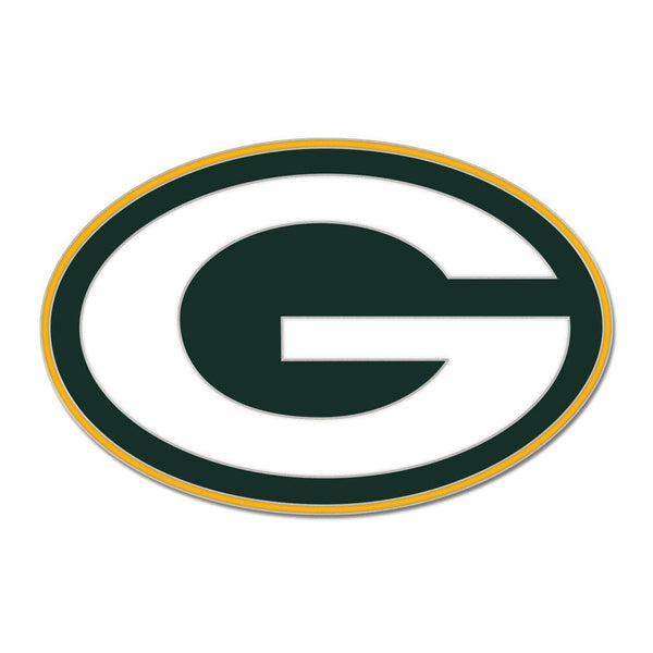 Green Bay Packers Primary Collector Enamel Pin Jewelry Card