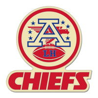 Kansas City Chiefs Patch Collector Enamel Pin Jewelry Card