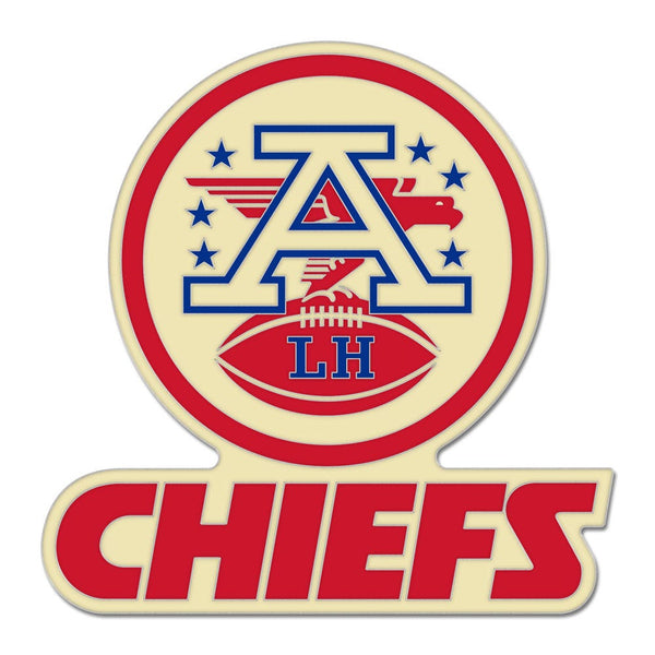 Kansas City Chiefs Patch Collector Enamel Pin Jewelry Card